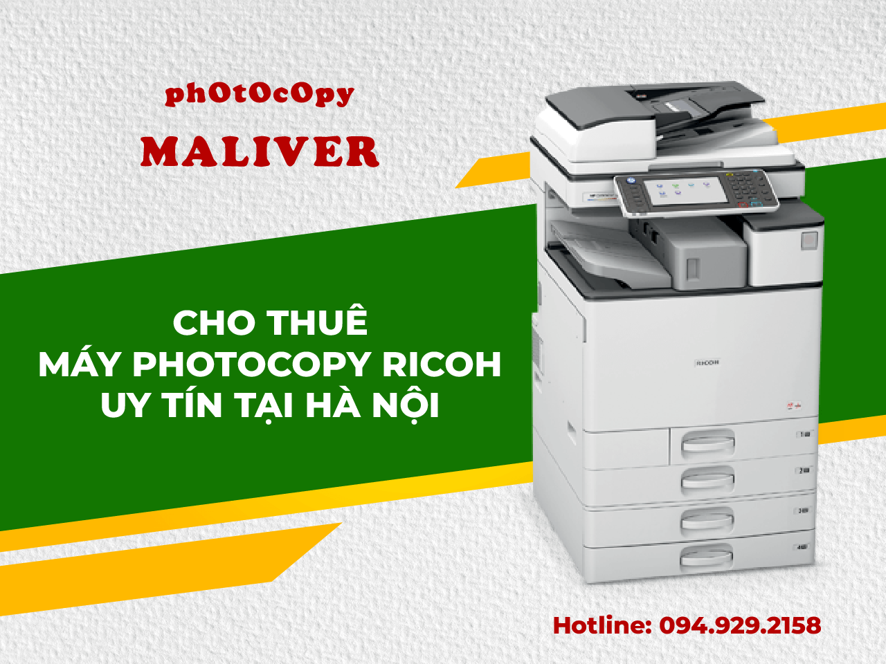 Cho thuê máy photocopy Ricoh uy tín tại Hà Nội