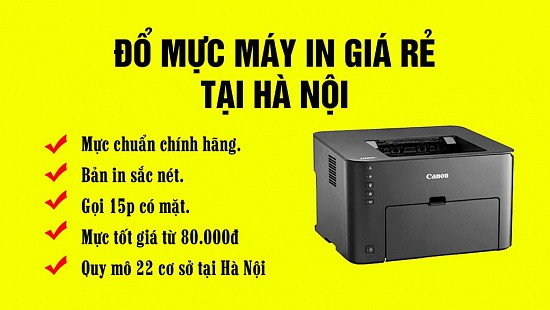 Đổ mực máy in giá rẻ